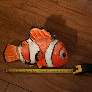 Orange and White Clownfish Plush Toy